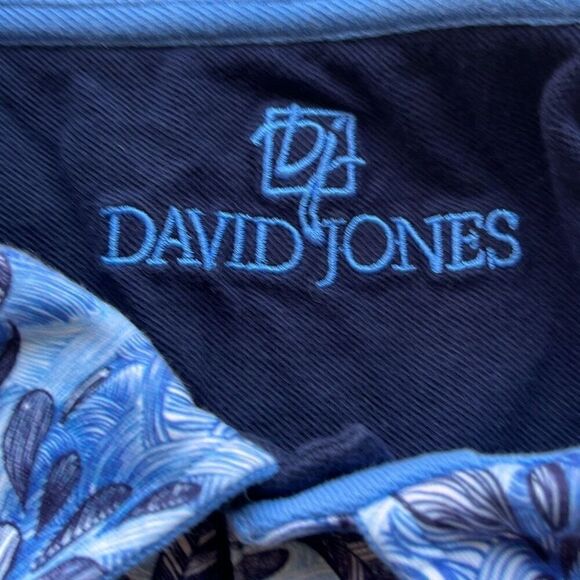 David Jones Boutique Polo Tagged XXL Fits Large Short - Picture 3 of 9